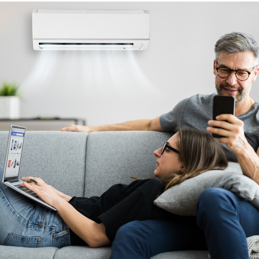 Comfortable home environment with modern AC